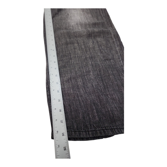 Baggy Jeans Sz Medium 100% Cotton Dark Wash Lightweight Bold Baddie‎ Punk Goth - Picture 4 of 7